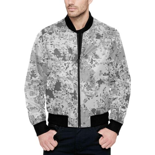 North Korea KPA Winter Camouflage Quilted Bomber Jacket.