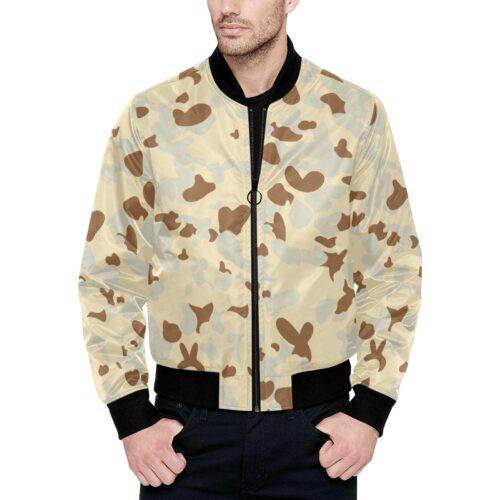 Australia Desert AUSCAM MKI Camouflage Quilted Bomber Jacket .