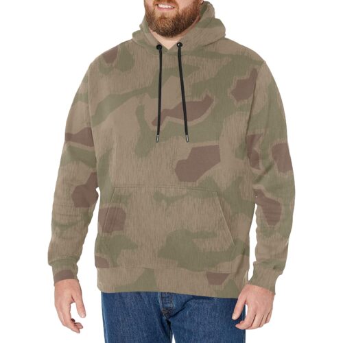German WWII Sumpfmuster 43 camouflage Fleece Hoodie.
