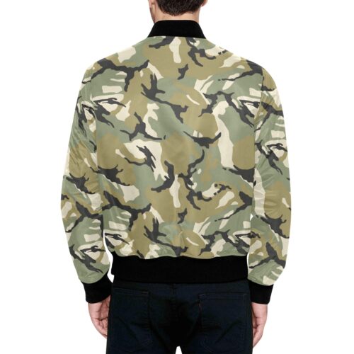 Alternative view of Iranian Guards DPM Camouflage Quilted Bomber Jacket.