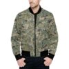 Mexican Infanteria de Marina Camouflage Quilted Bomber Jacket.