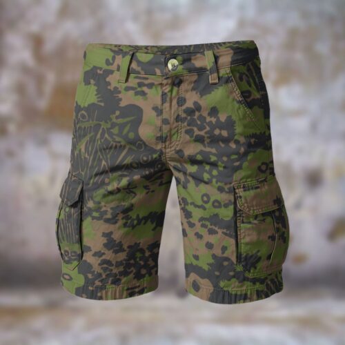 WWII German Palmenmuster Spring Men’s Camouflage Cargo Shorts
