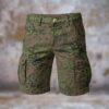 WWII German Eichenlaub Spring Men’s Camouflage Cargo Shorts