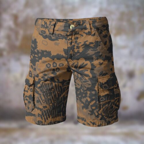 Alternative view of WWII German Palmenmuster Fall Men’s Camouflage Cargo Shorts