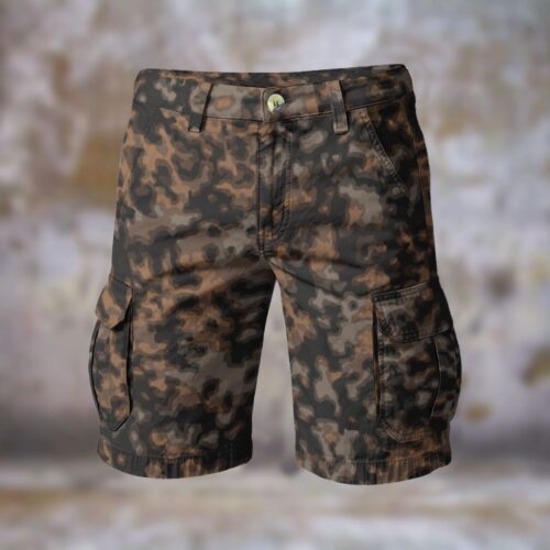 WWII German Rauchtarn Fall Men’s Camouflage Cargo Shorts