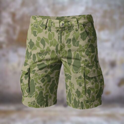 US frogskin Duck hunter Parachute Men’s Camouflage Cargo Shorts