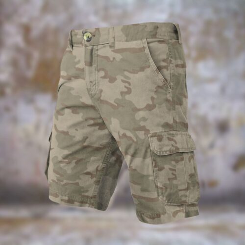 Alternative view of Beglian Jigsaw Desert Men’s Camouflage Cargo Shorts