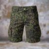 WWII German Platanenmuster Spring Men’s Camouflage Cargo Shorts