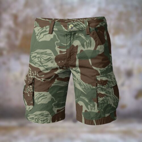 Rhodesian Brushstroke v3 Men’s Camouflage Cargo Shorts