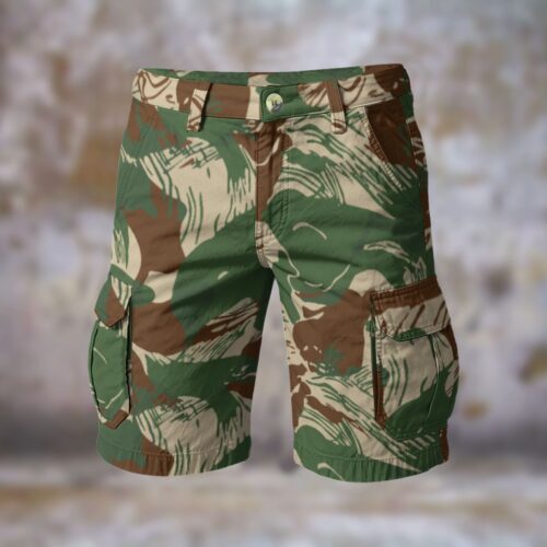 Rhodesian Brushstroke v2 Men’s Camouflage Cargo Shorts
