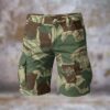 Rhodesian Brushstroke v2c Men’s Camouflage Cargo Shorts