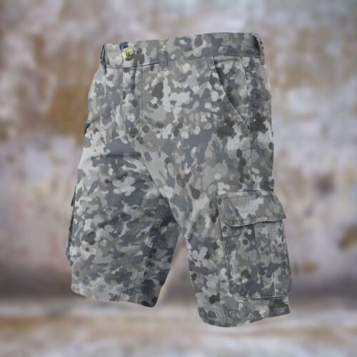 Alternative view of Polish Flecktarn Men’s Camouflage Cargo Shorts