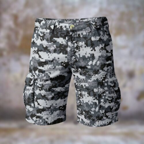 Myanmar Police Force Digipat 2016 Men’s Camouflage Cargo Shorts