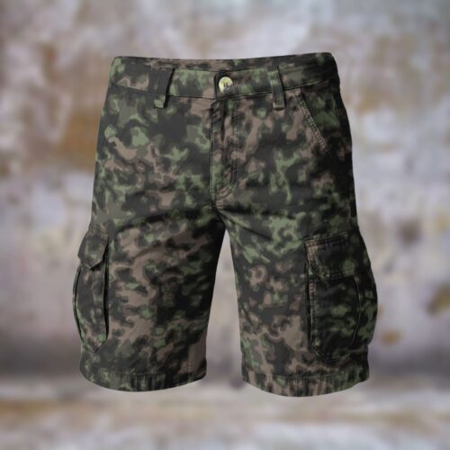 WWII German Rauchtarn Spring Men’s Camouflage Cargo Shorts