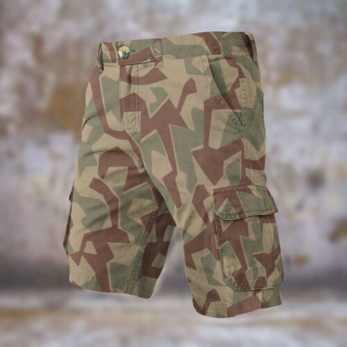 Alternative view of Bulgarian 1946 Splinter Men’s Camouflage Cargo Shorts