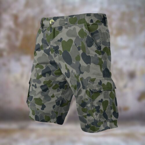 Alternative view of AUSCAM DPNU Dark Men’s Camouflage Cargo Shorts