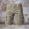 Beglian Jigsaw Desert Men’s Camouflage Cargo Shorts