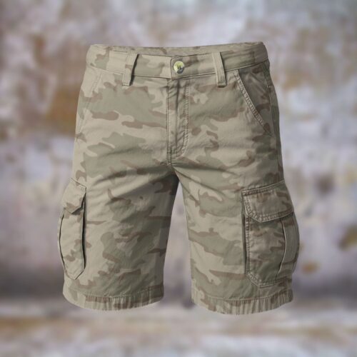 Beglian Jigsaw Desert Men’s Camouflage Cargo Shorts