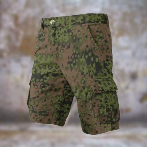 Alternative view of WWII German Eichenlaub Spring Men’s Camouflage Cargo Shorts