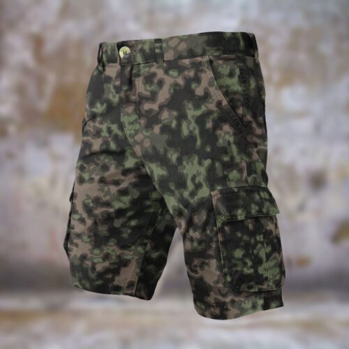 Alternative view of WWII German Rauchtarn Spring Men’s Camouflage Cargo Shorts