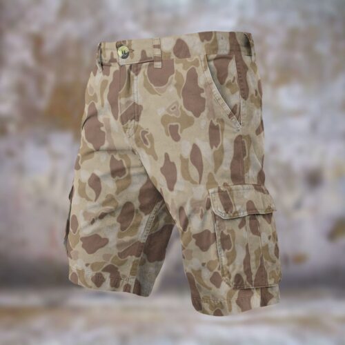 Alternative view of US Duck Hunter Frogskin Fall Men’s Camouflage Cargo Shorts