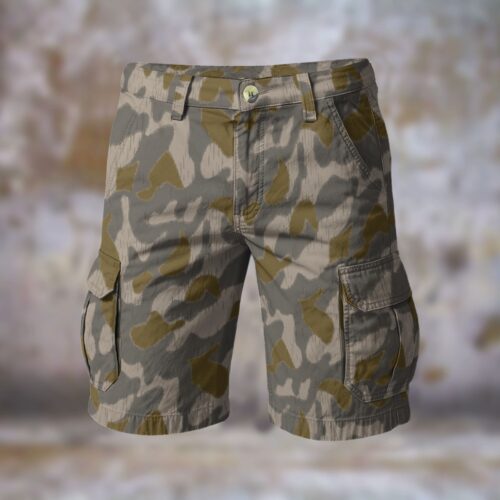 Austrian Sumpfmuster Early Men’s Camouflage Cargo Shorts