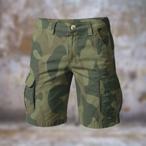 Belgian Moon & Balls 1953 Men’s Camouflage Cargo Shorts