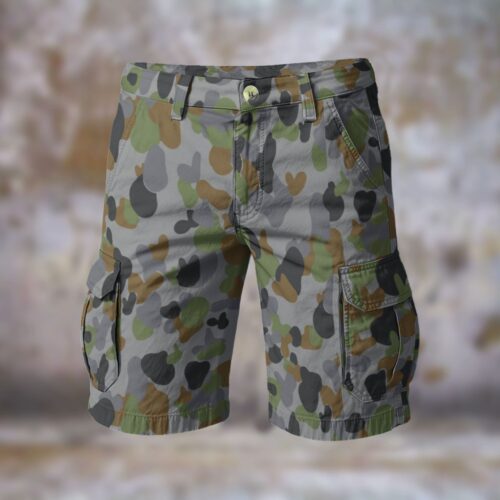 AUSCAM AFDPU Men’s Camouflage Cargo Shorts