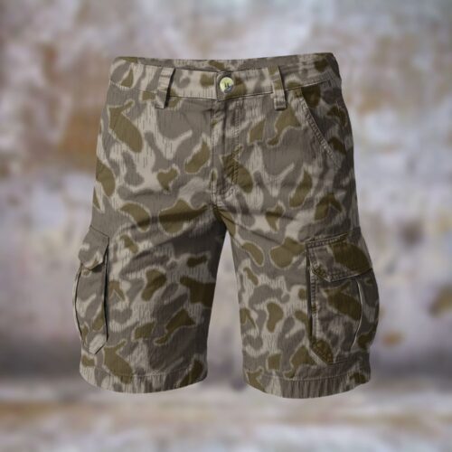 Austrian Sumpfmuster Late Men’s Camouflage Cargo Shorts