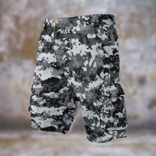 Alternative view of Myanmar Police Force Digipat 2016 Men’s Camouflage Cargo Shorts