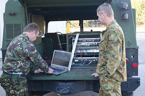 Comparison between Australian DPCU and British DPM camouflage in 2005