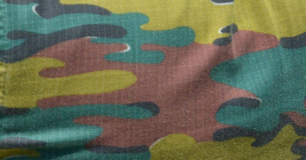 Belgian jigsaw camouflage pattern banner