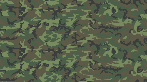 Swatch of the green-dominant lowland ERDL leaf pattern
