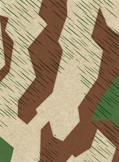 Swatch of the German Army Heeres-Splittermuster 31 splinter camouflage pattern