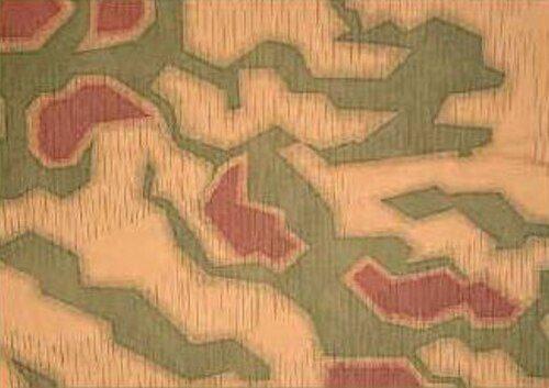 Swatch of the Sumpfmuster 43 marsh camouflage pattern