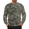 Canadian CADPAT Intermediate camouflage crewneck sweatshirt worn by a model