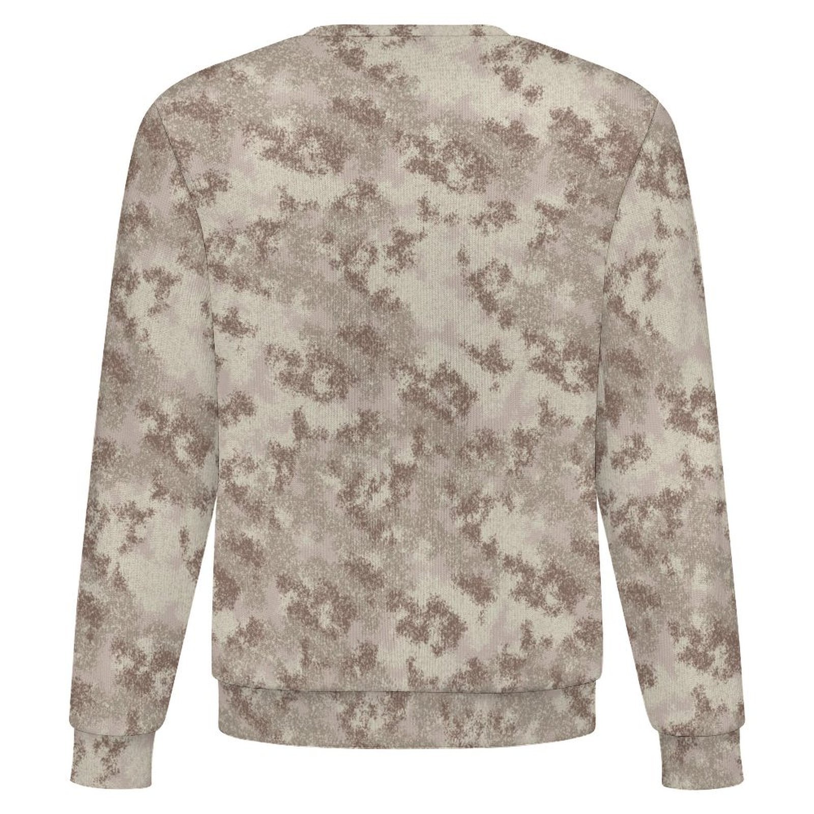 China Xingkong Desert camouflage crewneck sweatshirt, back view