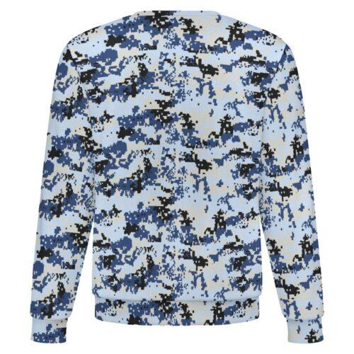 Myanmar Air Force 2016 Digital camouflage crewneck sweatshirt, back view