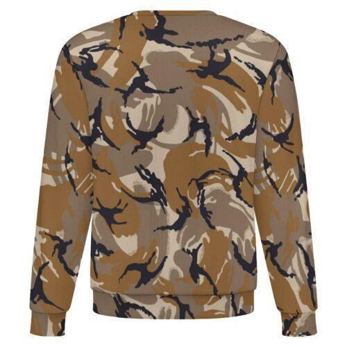 Argentinian Patagonia DPM camouflage crewneck sweatshirt, back view
