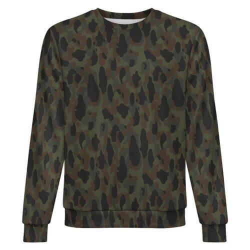Argentine Marines Mimetizado Comandos Anfibios 2 camouflage crewneck sweatshirt, front view