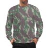 Brazilian Navy Early Lizard camouflage crewneck sweatshirt worn by a model