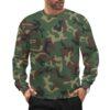 China Type 87 ERDL camouflage crewneck sweatshirt worn by a model