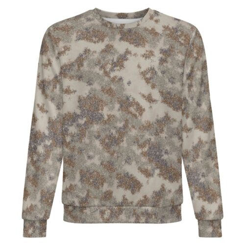 China Xingkong Arid camouflage crewneck sweatshirt, front view