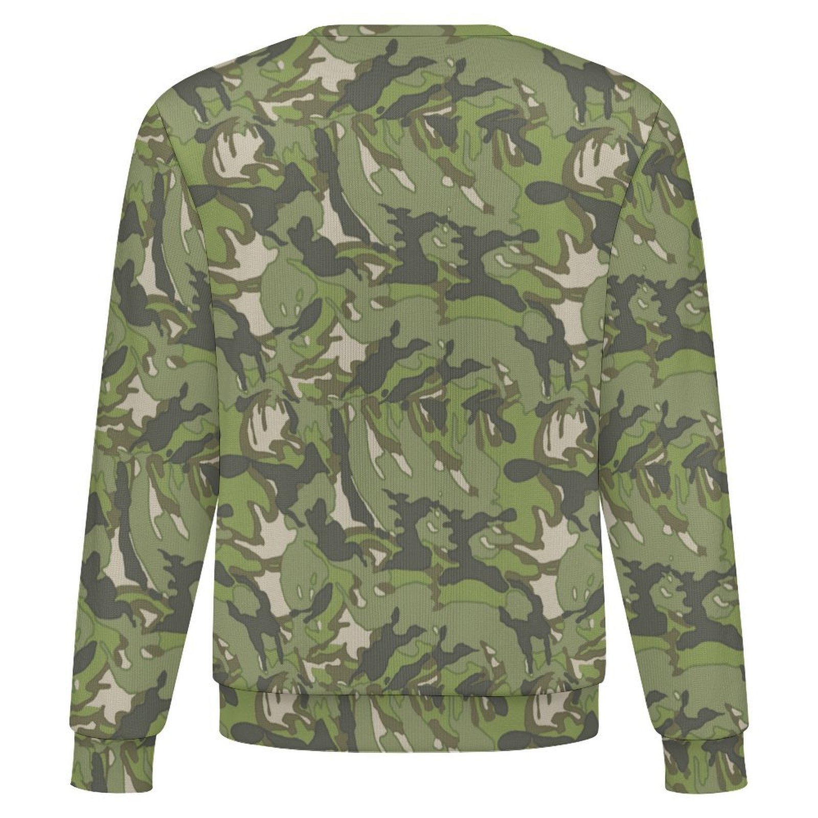 China Reverse DPM Early camouflage crewneck sweatshirt, back view