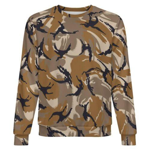 Argentinian Patagonia DPM camouflage crewneck sweatshirt, front view