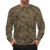 Canadian CADPAT Desert v2 camouflage crewneck sweatshirt worn by a model