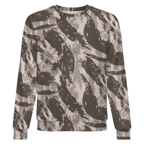 Bahia and Sao Paulo State Police Shock Battalions Urban Lizard camouflage crewneck sweatshirt, front view