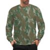 Brazilian Navy Lizard camouflage crewneck sweatshirt worn by a model