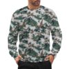 China M07 Universal camouflage crewneck sweatshirt worn by a model