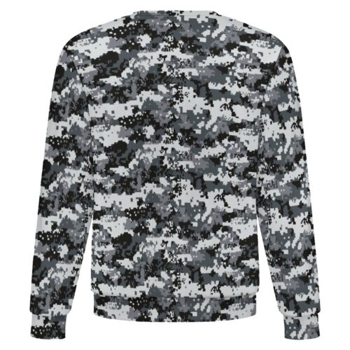 Myanmar Police 2016 Digital camouflage crewneck sweatshirt, back view